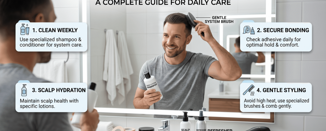 Hair System Maintenance Tips