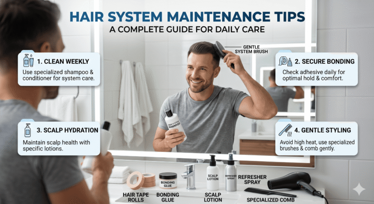 Hair System Maintenance Tips