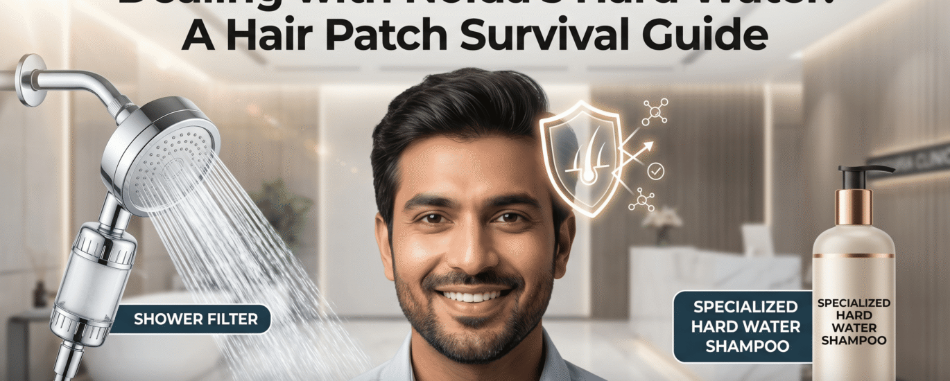 Dealing with Noida’s Hard Water: A Hair Patch Survival Guide
