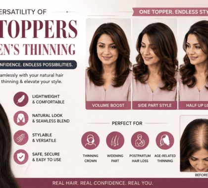 The Versatility of Hair Toppers for Women’s Hair Thinning