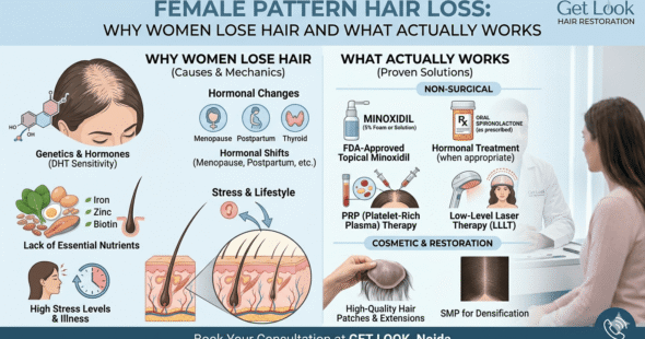 female pattern hair loss in noida