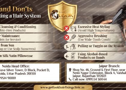 common mistakes after getting a hair system