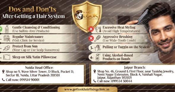 common mistakes after getting a hair system