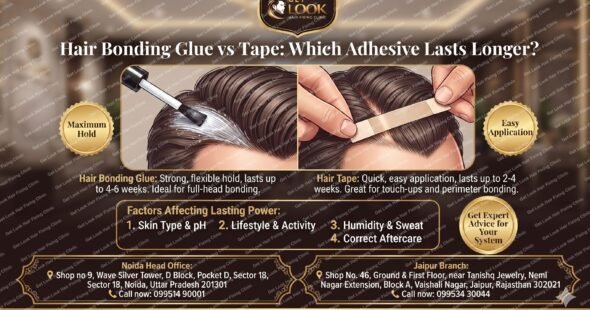 hair bonding glue vs tape adhesive comparison