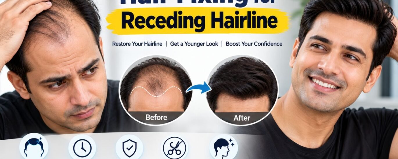 hair fixing solution for receding hairline