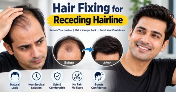 hair fixing solution for receding hairline