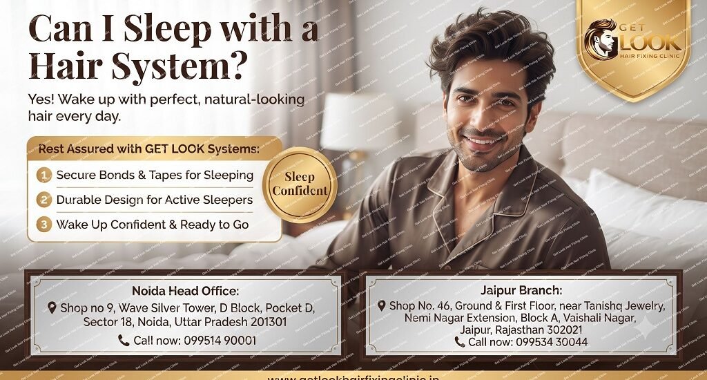 sleeping with a hair system comfortably