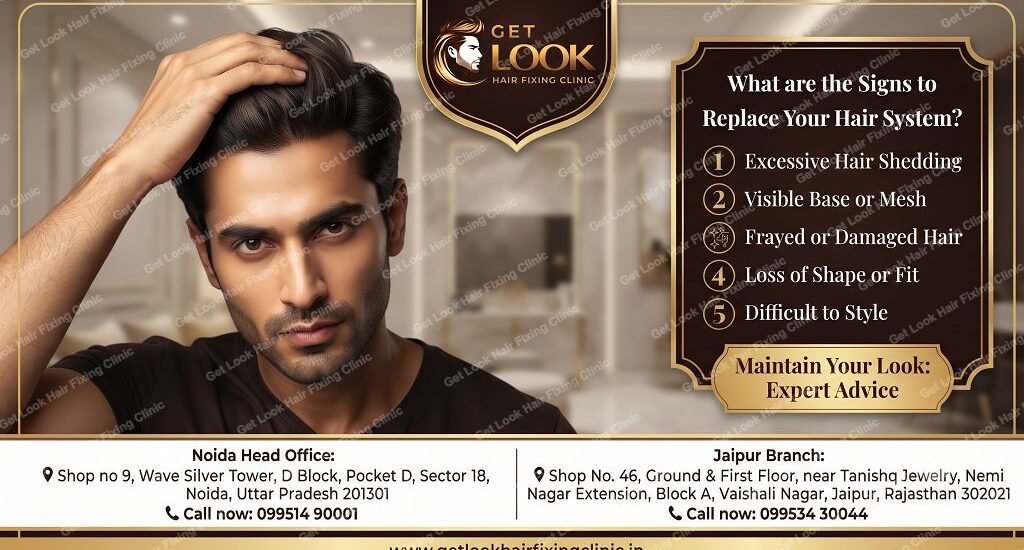 signs to replace hair system